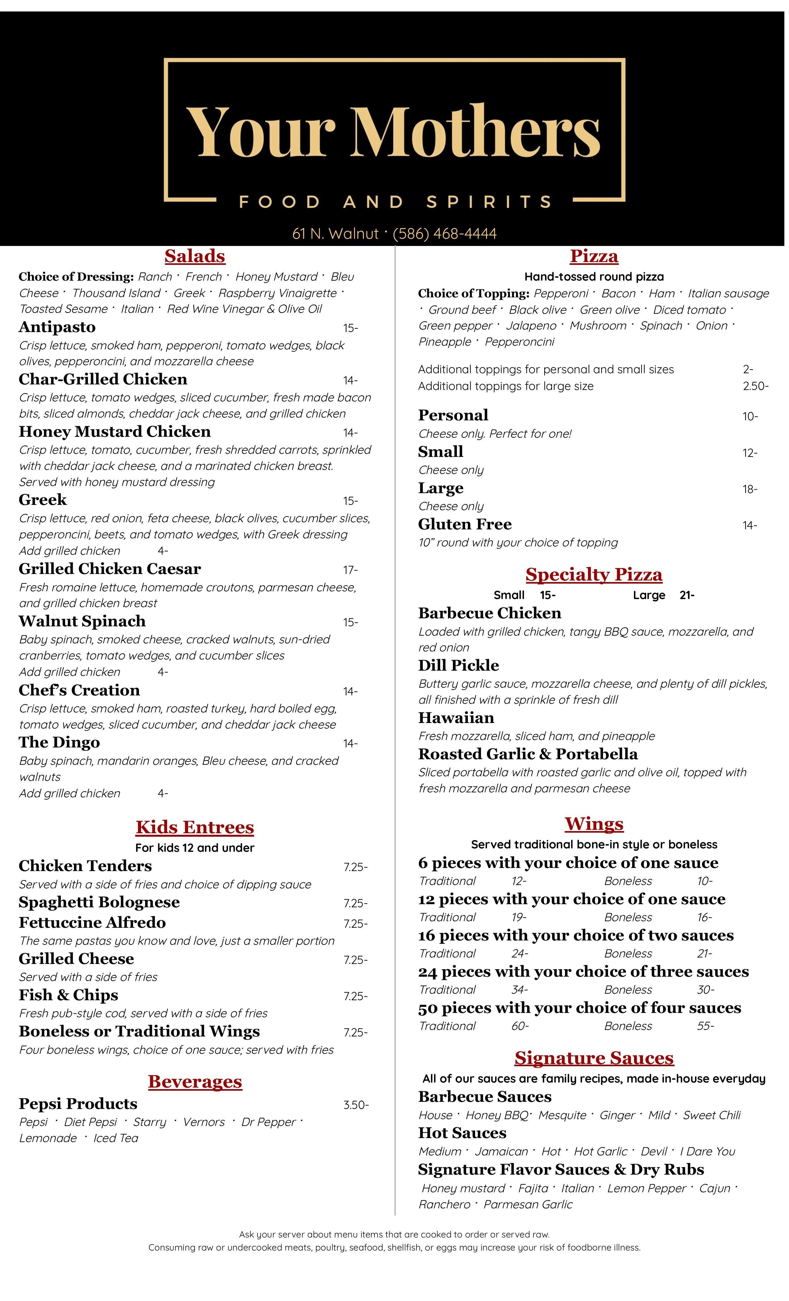 Your Mothers Food & Spirits in Mt Clemens, MI (6)