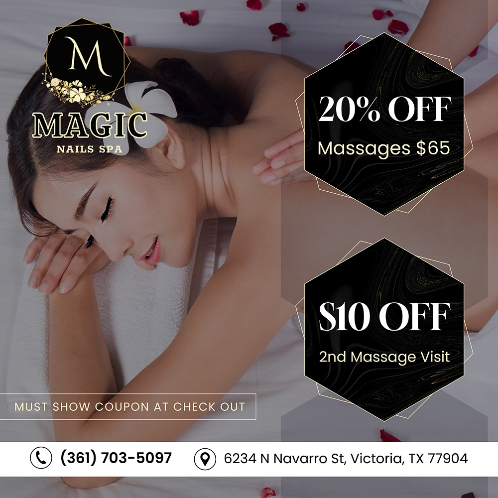 Magic Nails Spa (10% OFF, 20% OFF & $10 OFF Coupon) in Victoria, TX