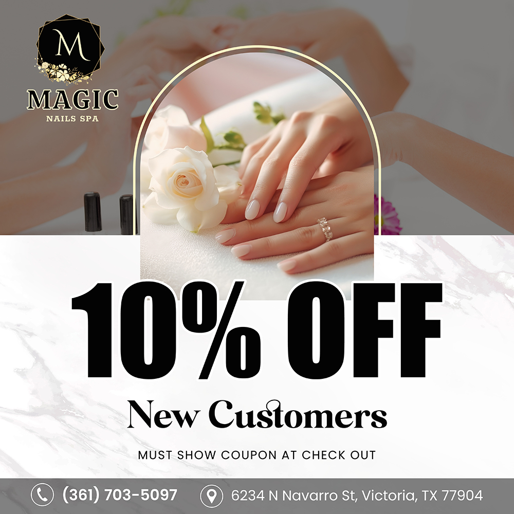 Magic Nails Spa (10% OFF, 20% OFF & $10 OFF Coupon) in Victoria, TX (2)