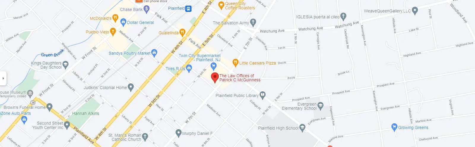Law Offices of Patrick C. McGuinness, LLC in Plainfield, NJ