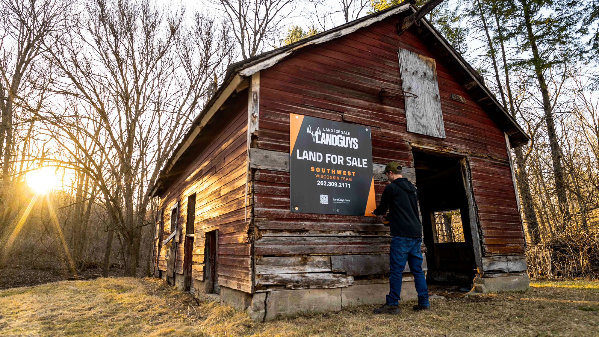 LandGuys Southwest Wisconsin Team: Luke Wessel & Justin Bernklau in Spring Green, WI