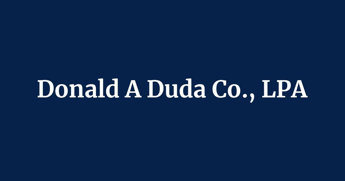Donald A Duda Co. LPA: Duda Donald in Hubbard, OH (3)
