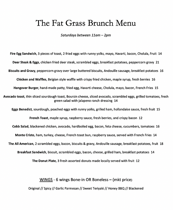 Fat Grass Restaurant in Bay City, TX