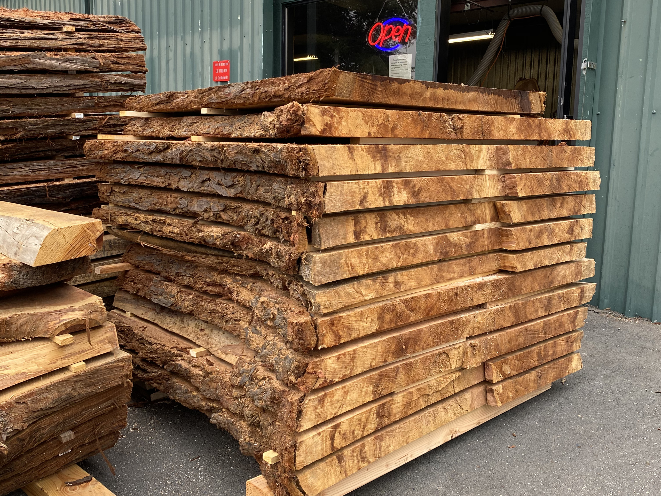 Eric Christopher Art - Live Edge Wood Slabs in Sebastopol, CA (2)