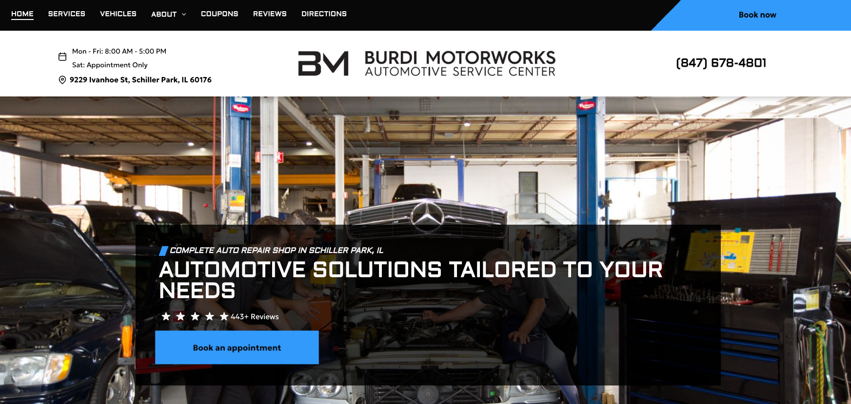 Burdi Motorworks in Schiller Park, IL