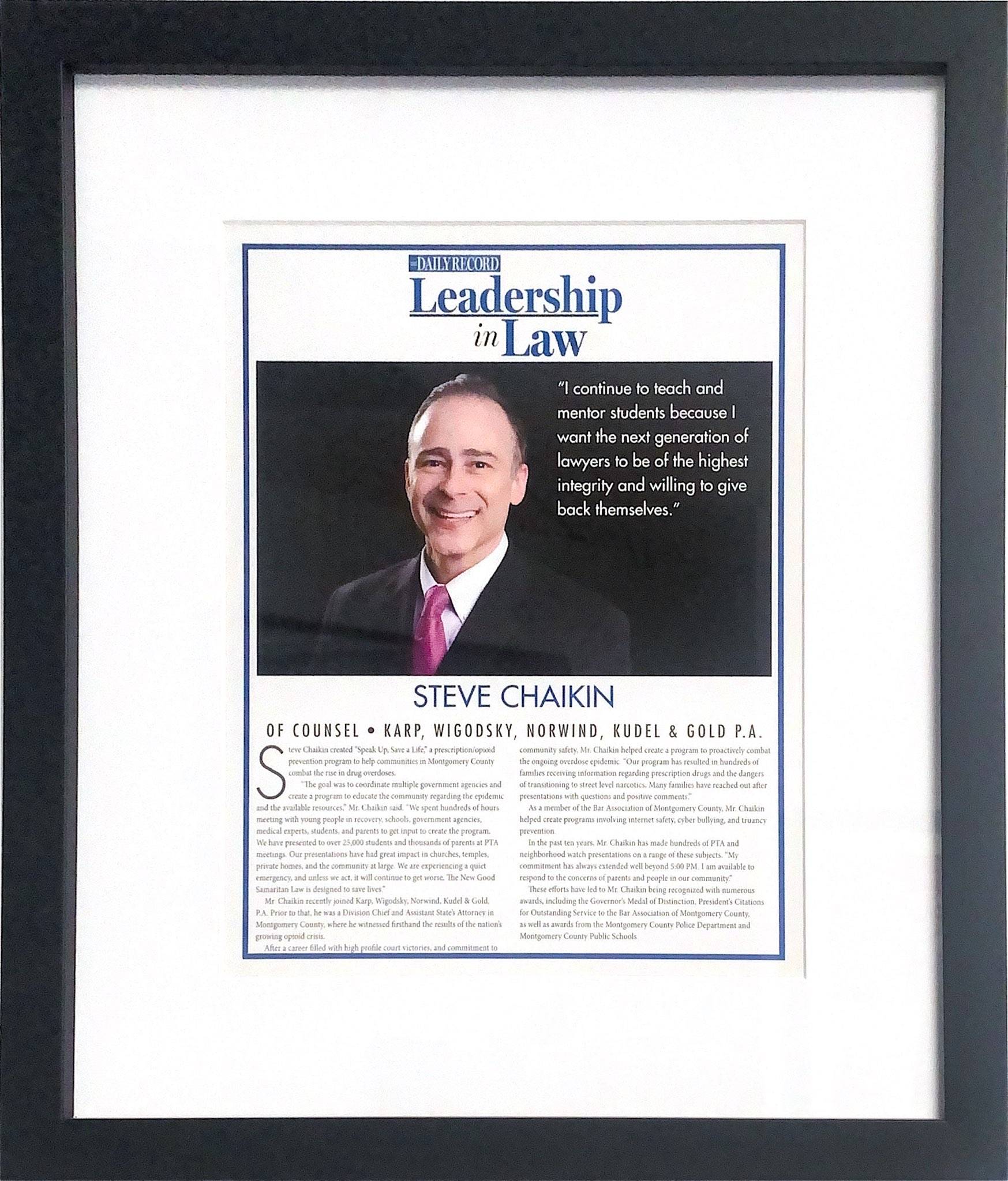 The Law Offices of Steve Chaikin in Rockville, MD (5)