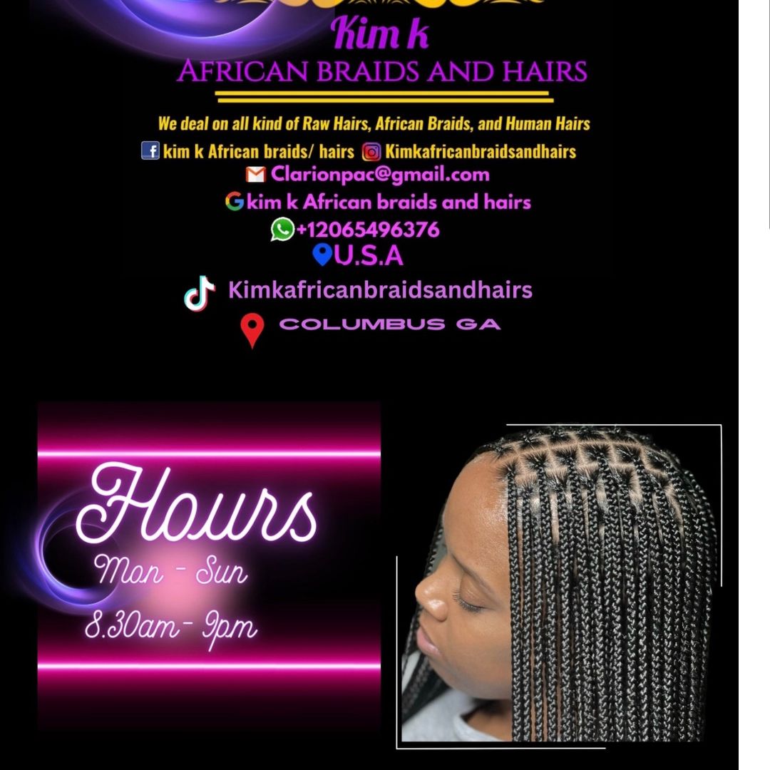 Kim K African braids and hairs in Lawrenceville, GA