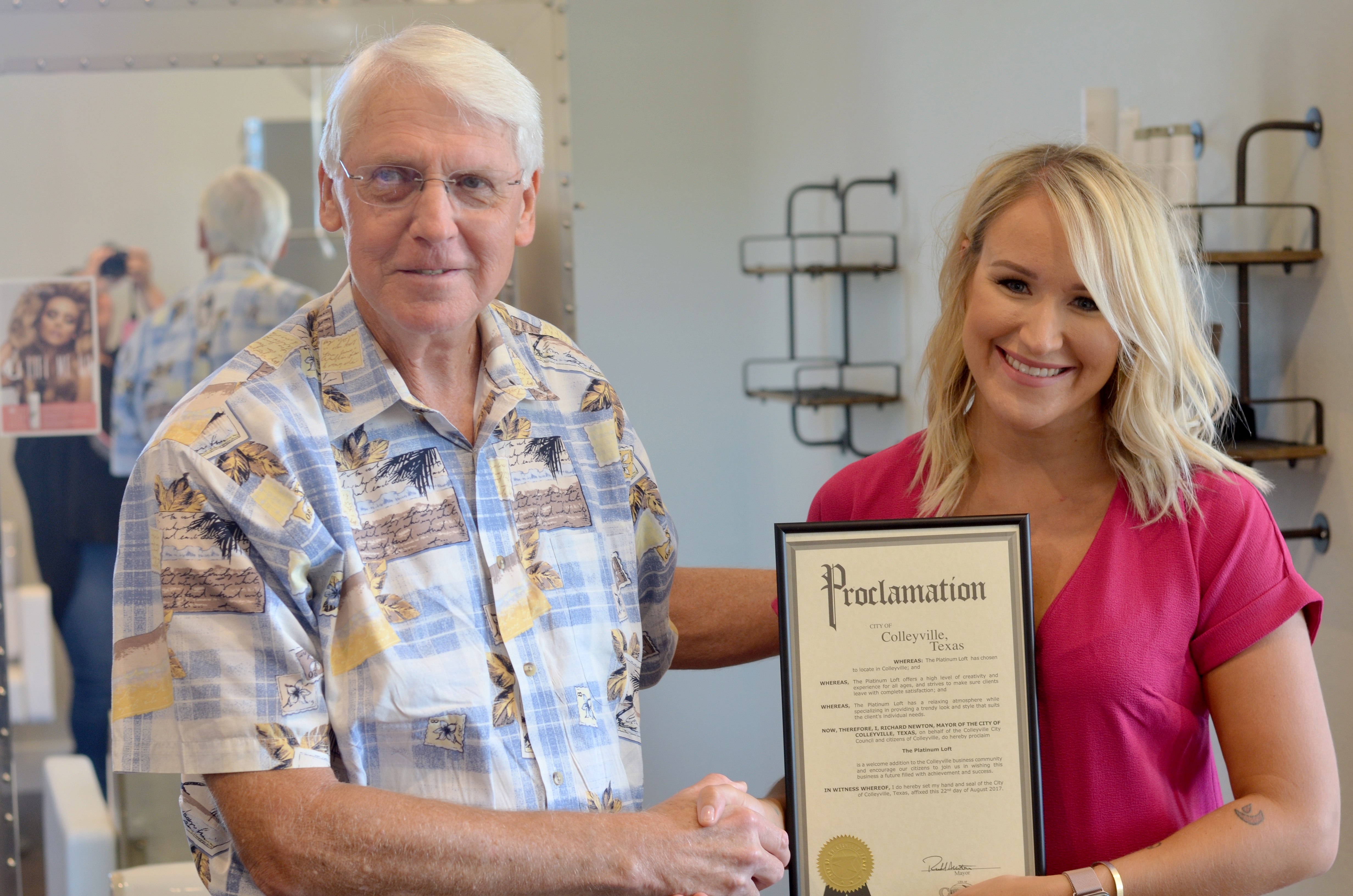 The Platinum Loft Salon in Colleyville, TX