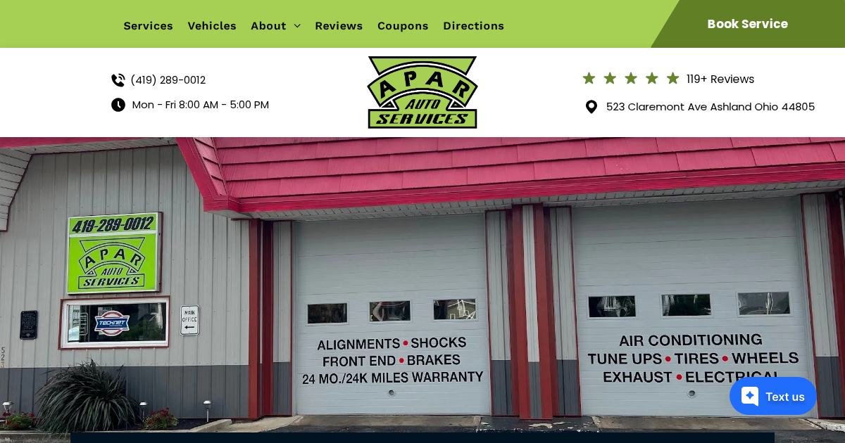 APAR Services in Ashland, OH