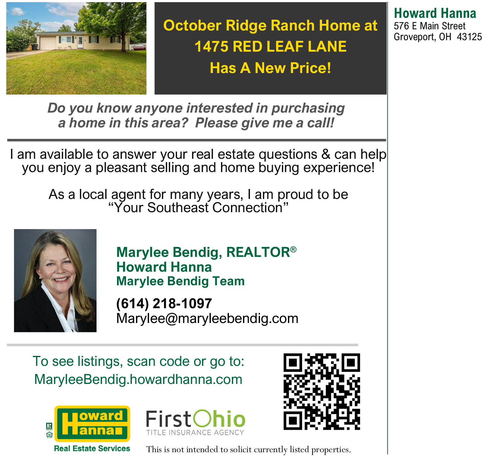 Marylee Bendig - Howard Hanna Real Estate Services in Groveport, OH