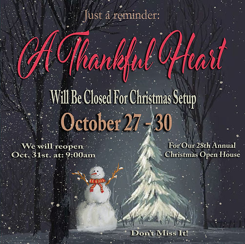 A Thankful Heart in Shipshewana, IN