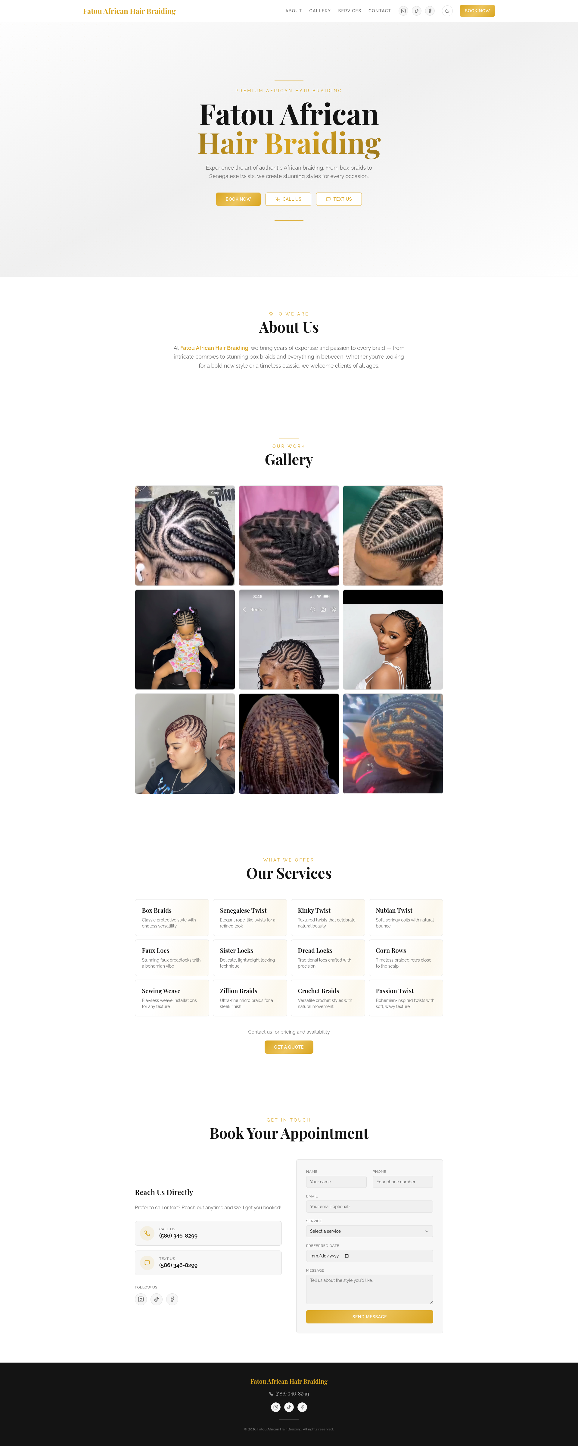 Fatu African Hair braiding and Locs in Utica, MI