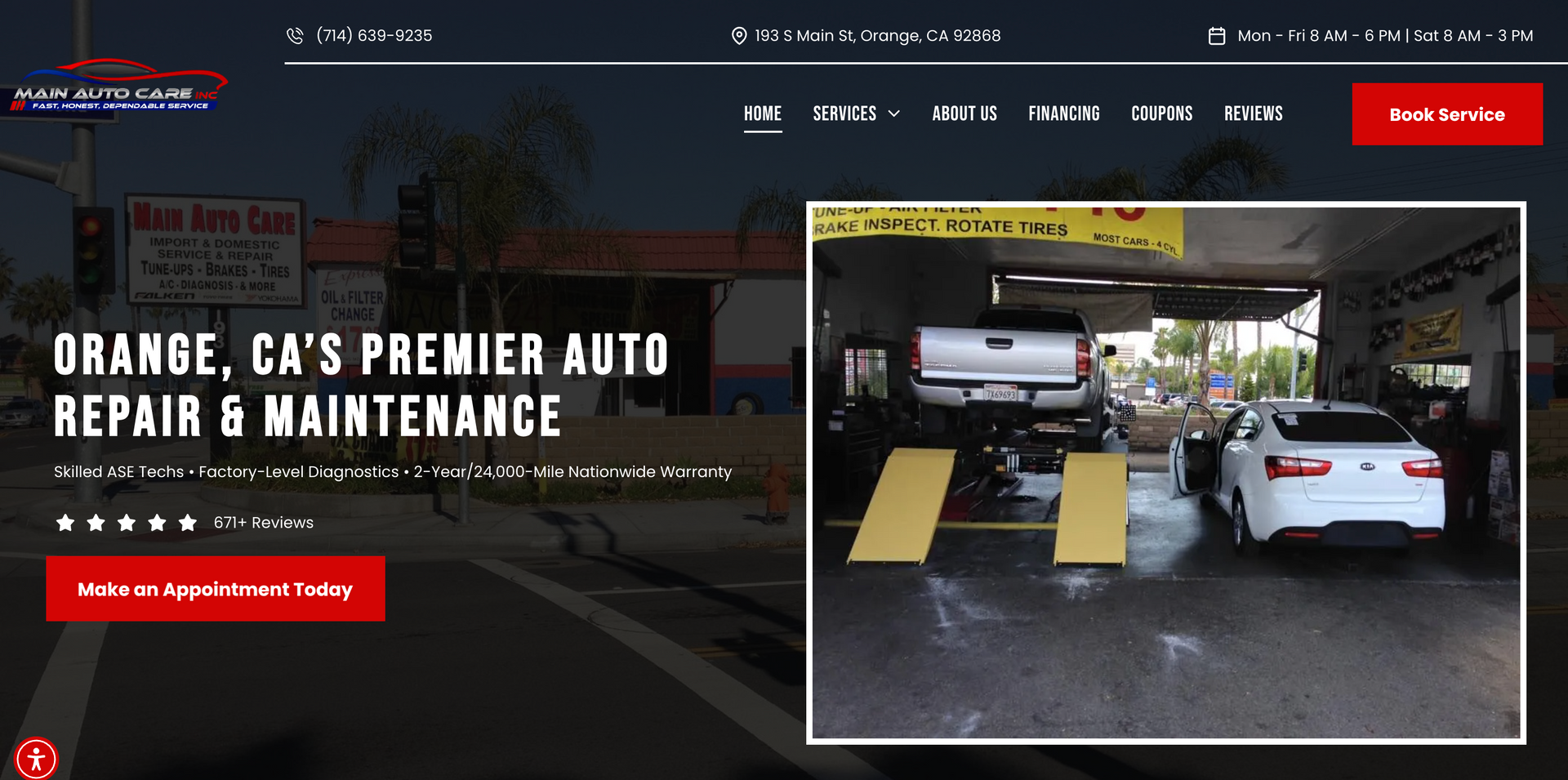 Main Auto Care in Orange, CA