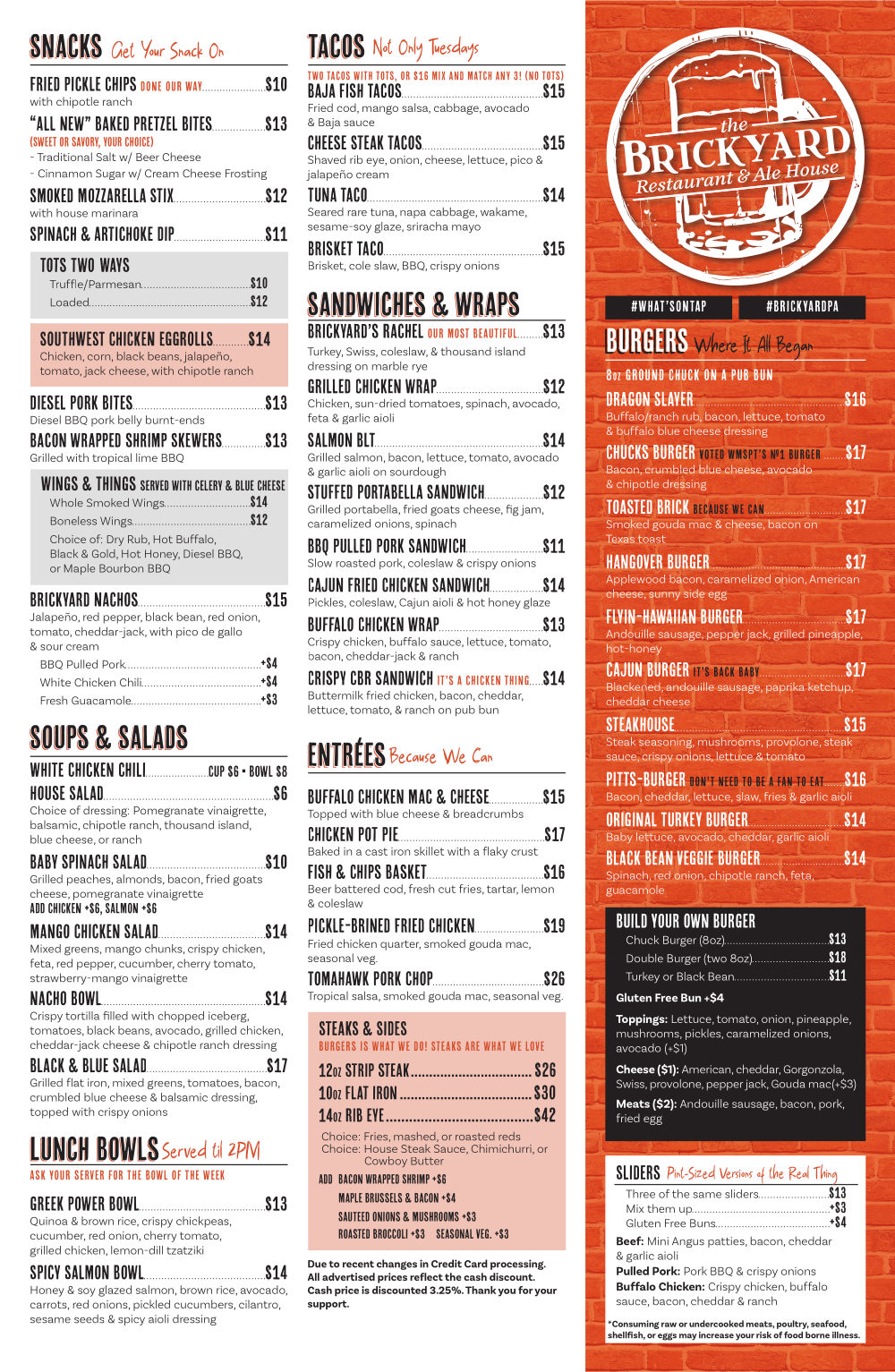 The Brickyard Restaurant & Ale House in Williamsport, PA