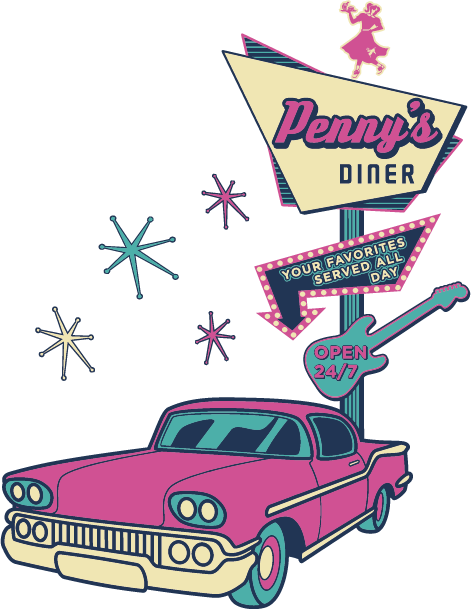 Penny's Diner in Dunsmuir, CA