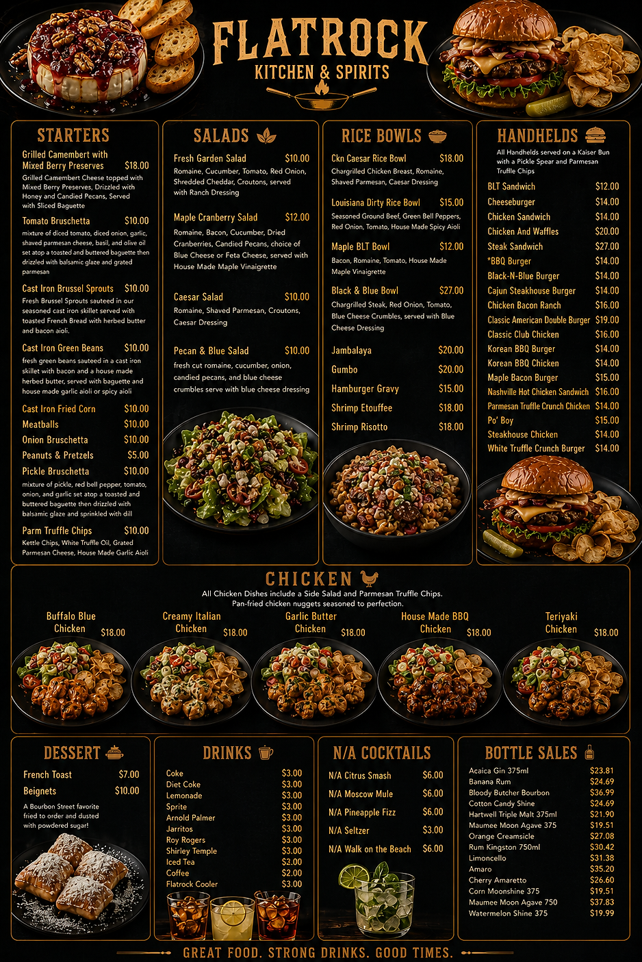 Flatrock Distillery & Bourbon StreetBistro in Maumee, OH