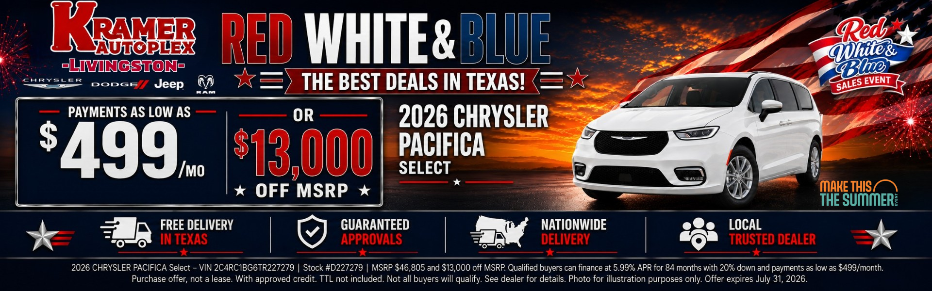 Kramer Chrysler Dodge Jeep Ram Livingston in Livingston, TX (3)