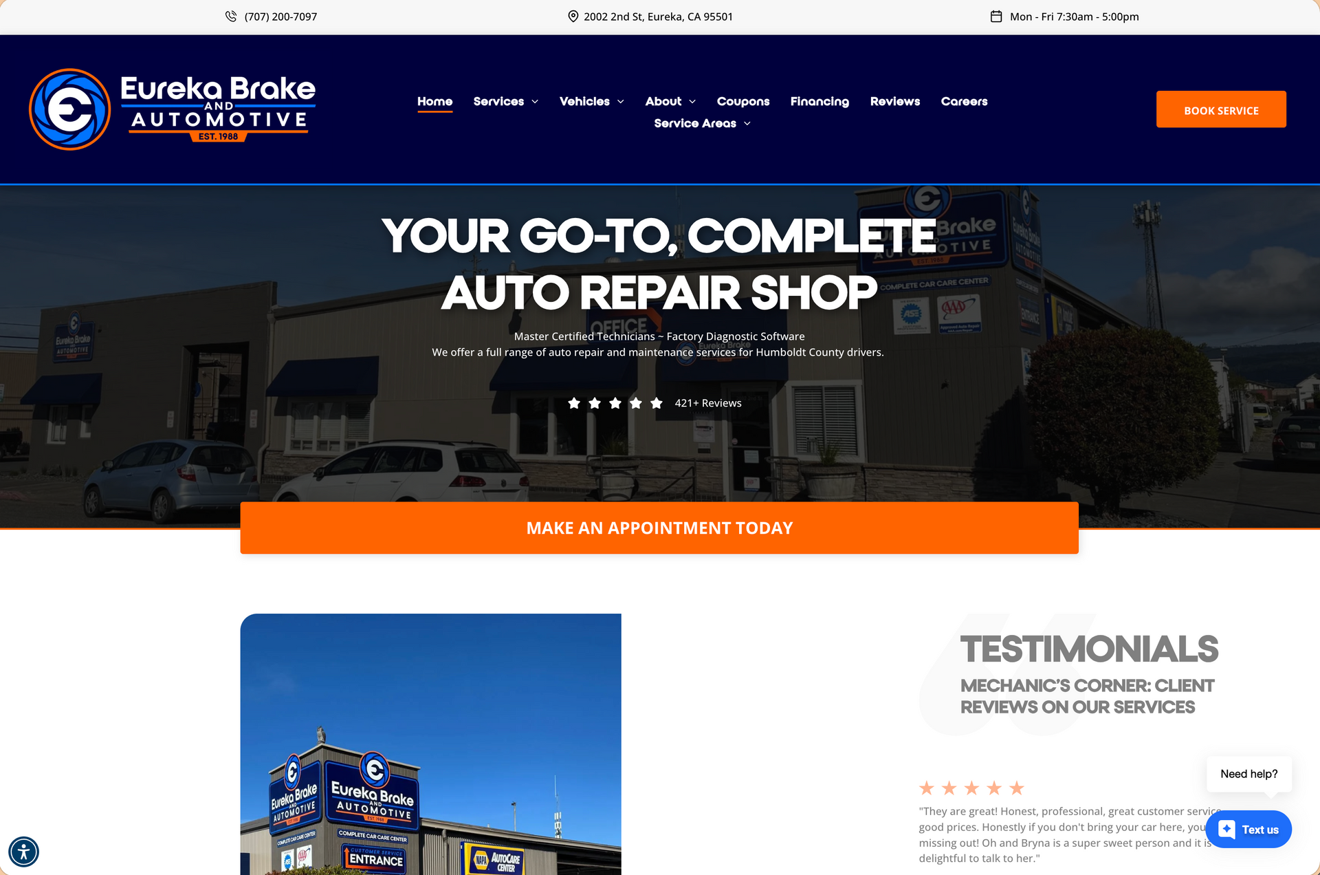 Eureka Brake & Automotive in Eureka, CA