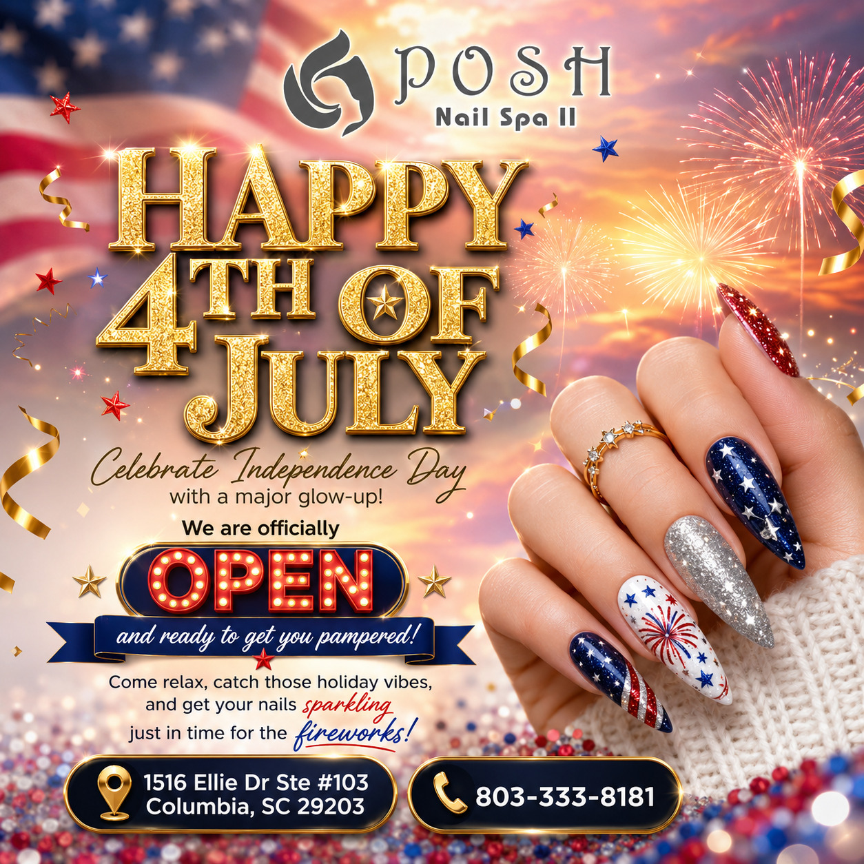 Posh Nail Spa II in Columbia, SC