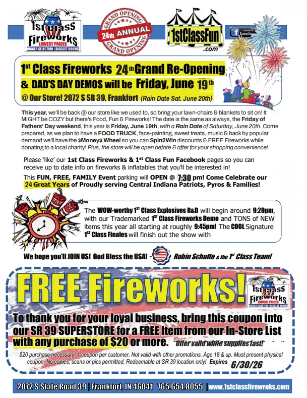 1st Class Fireworks in Frankfort, IN (4)
