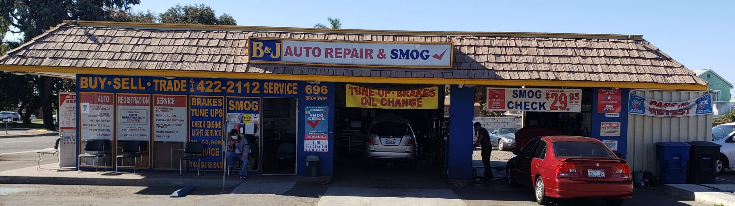 B & J Auto Repair Smog & Sales in Chula Vista, CA