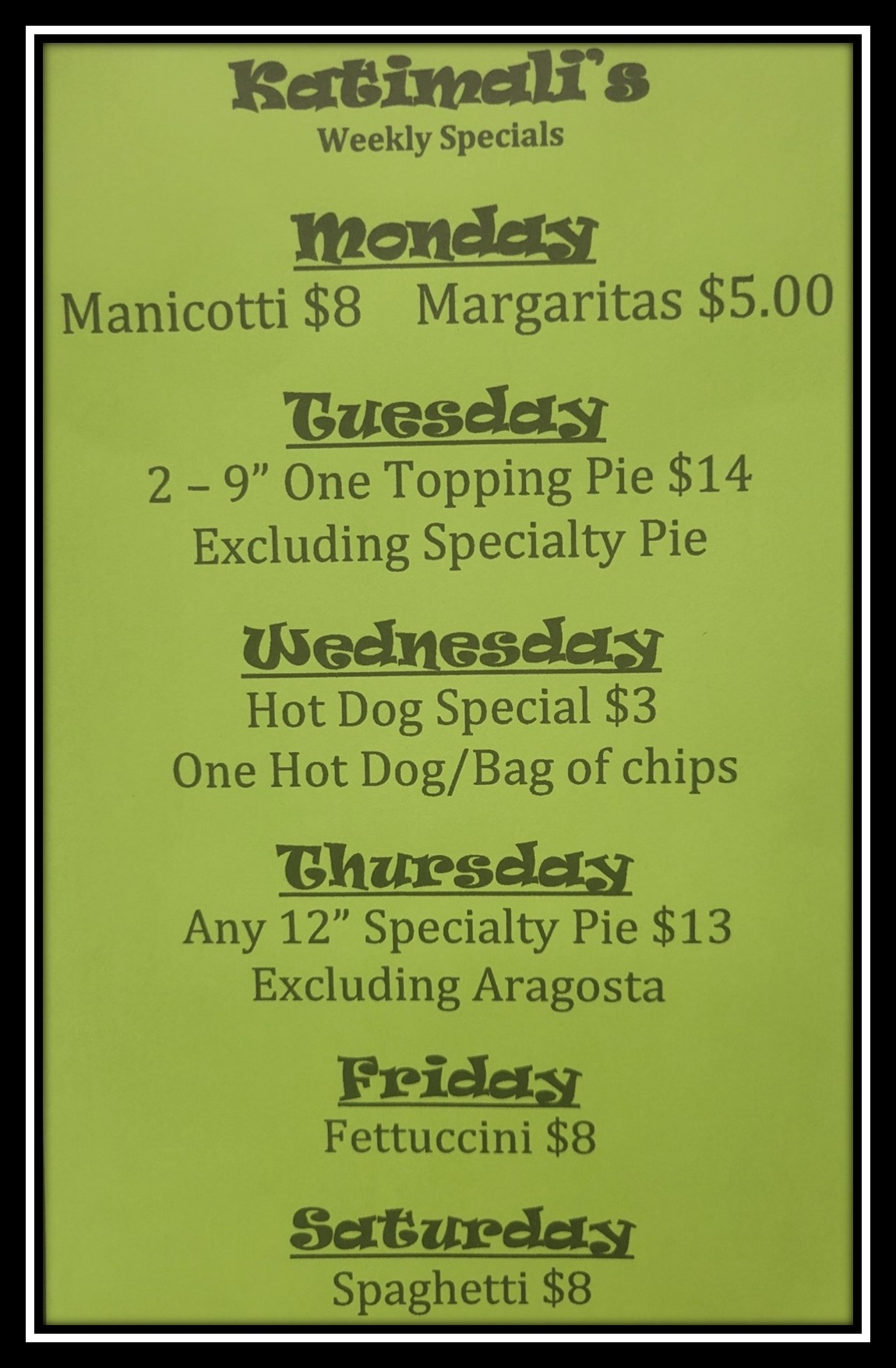 Katimali's in Proctorville, OH (2)