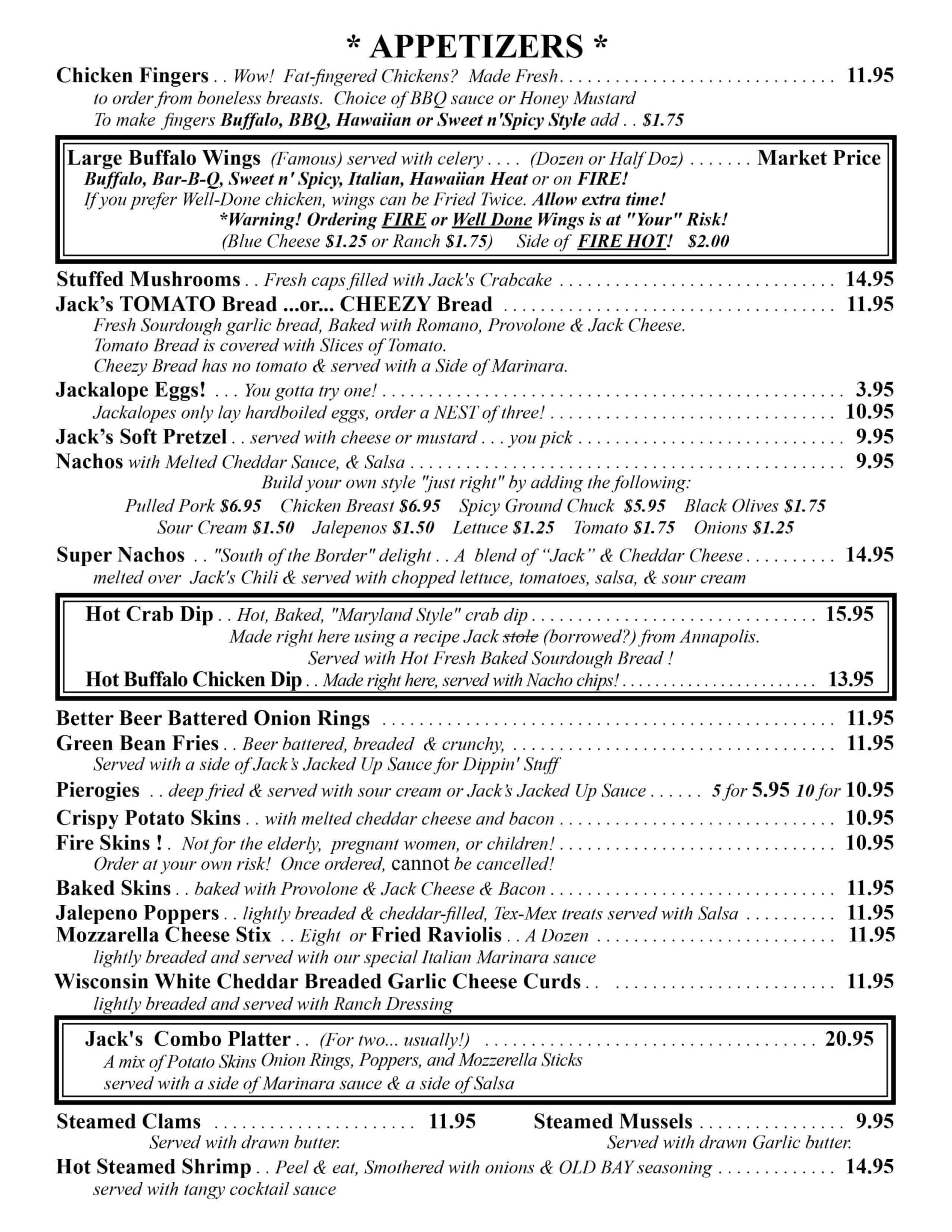 Jack's Family Tavern & Restaurant in Millersville, PA