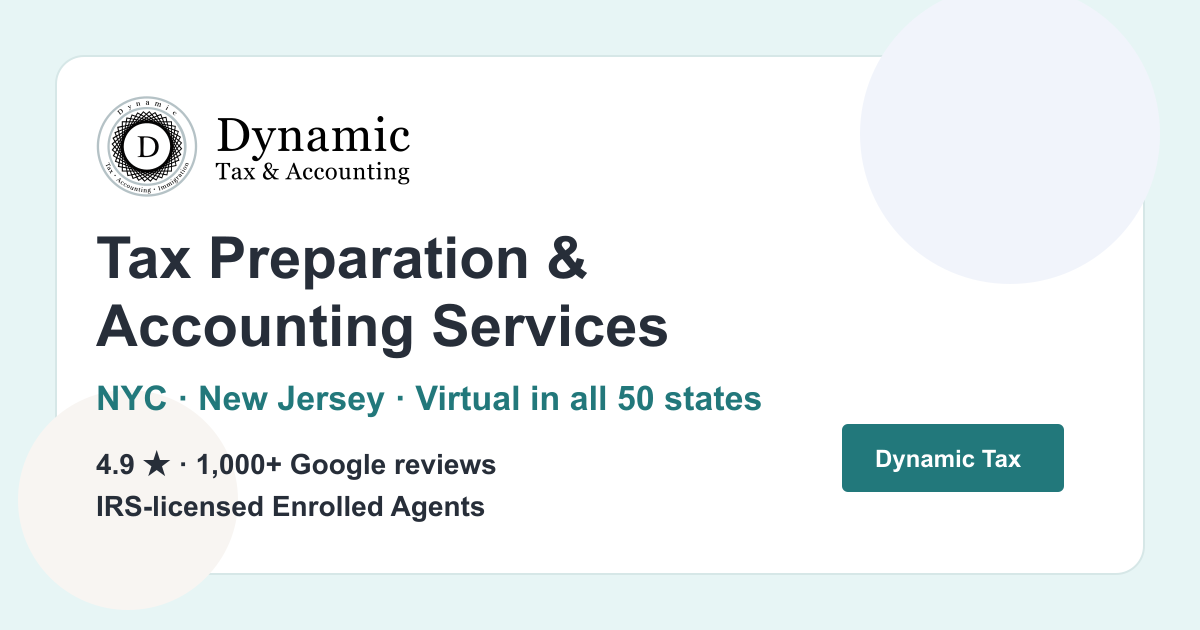 Dynamic Tax and Accounting Services in Bronx, NY (2)