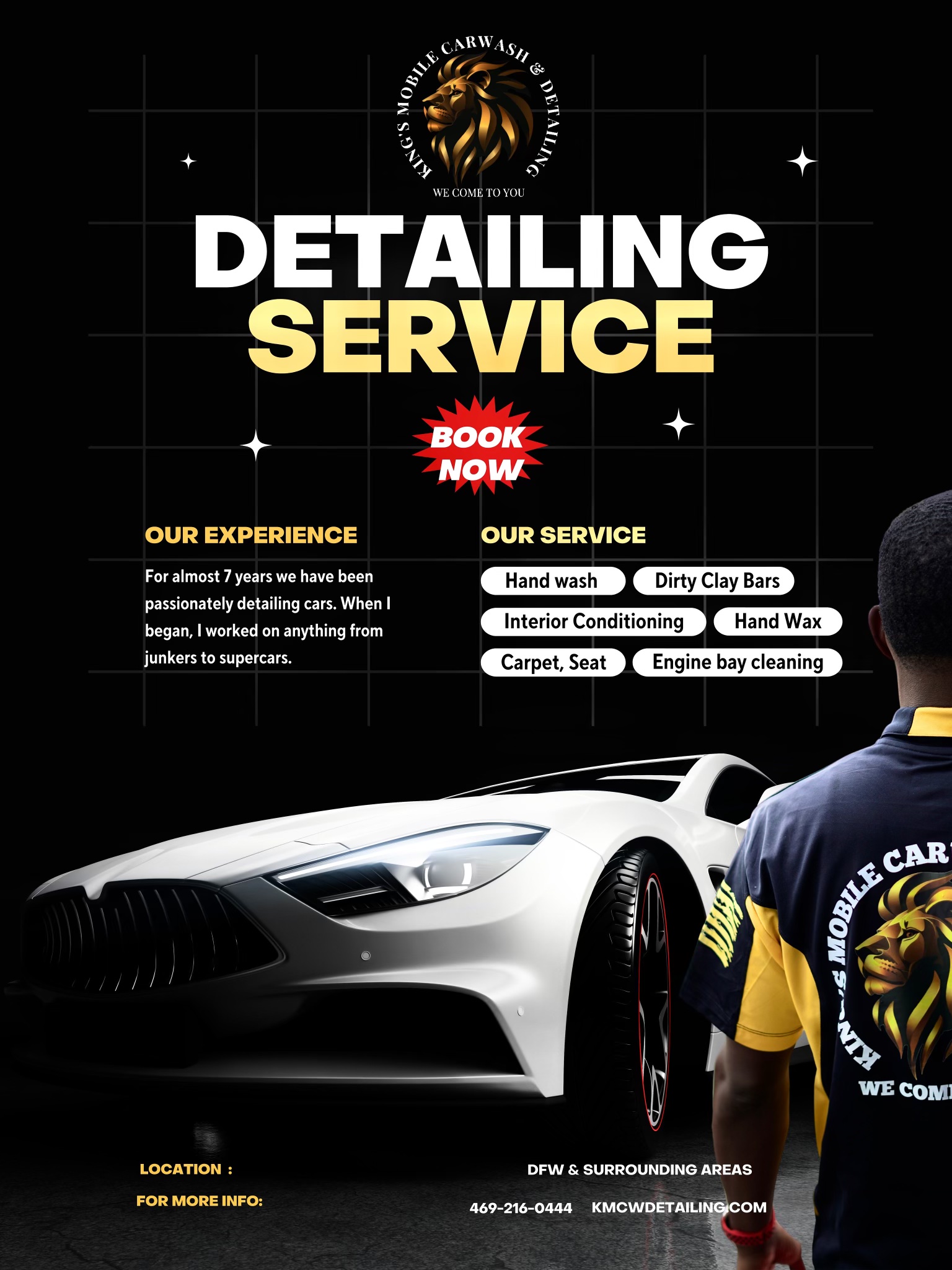 Kings Mobile Carwash n Detailing in Dallas, TX