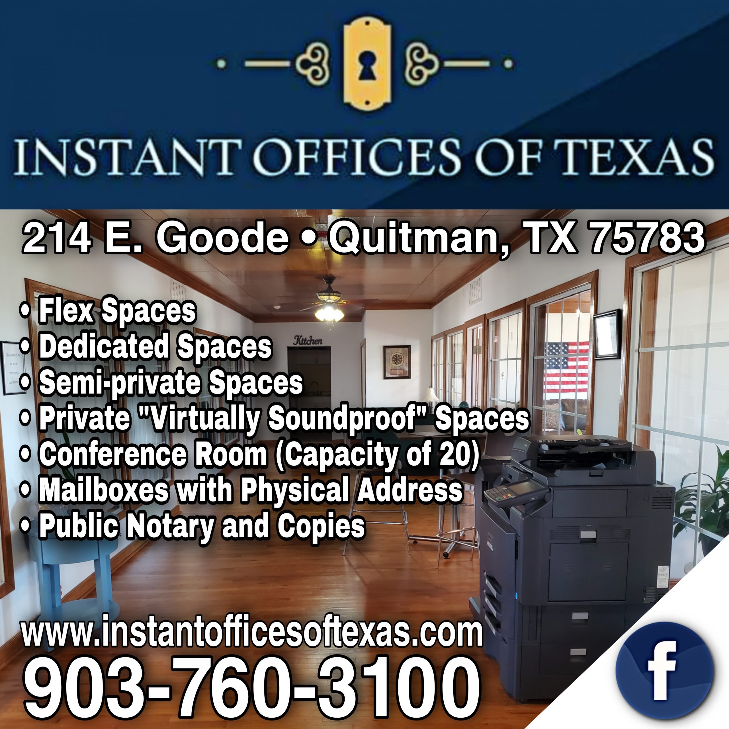 Instant Offices of Texas in Quitman, TX
