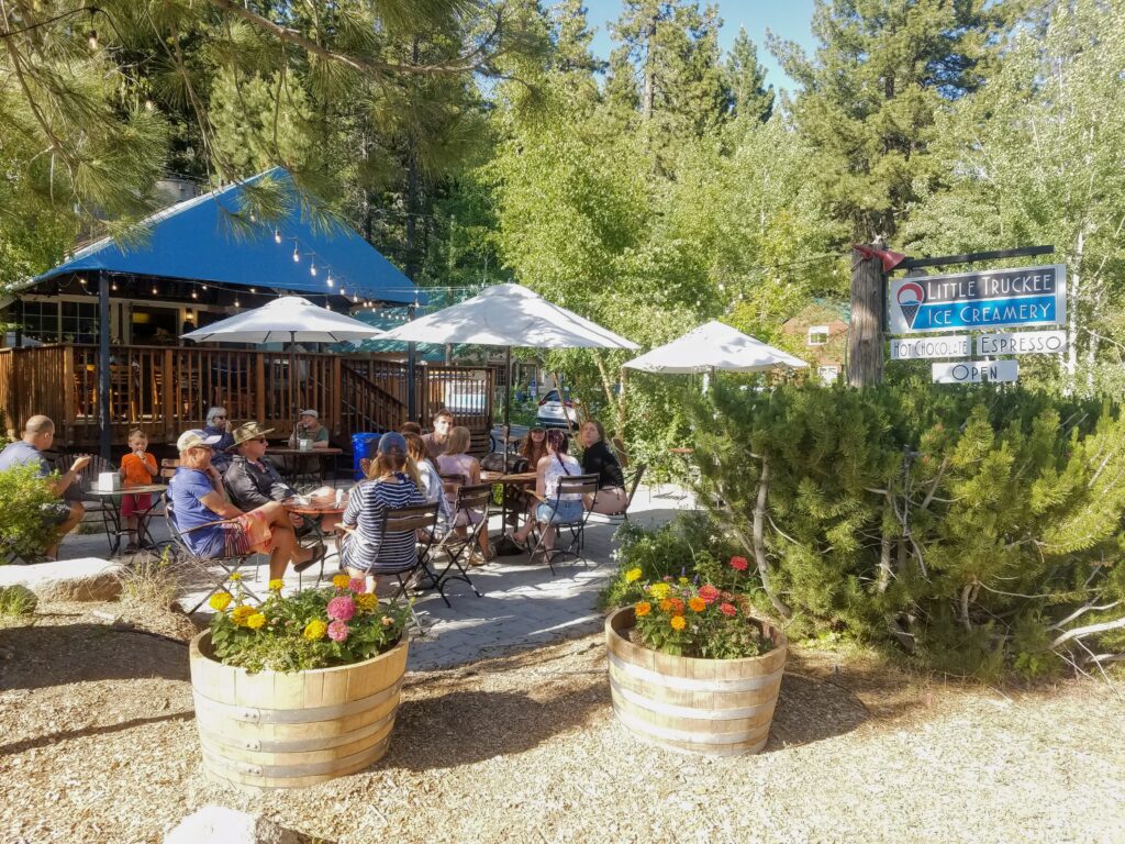 Little Truckee Ice Creamery Truck in Truckee, CA
