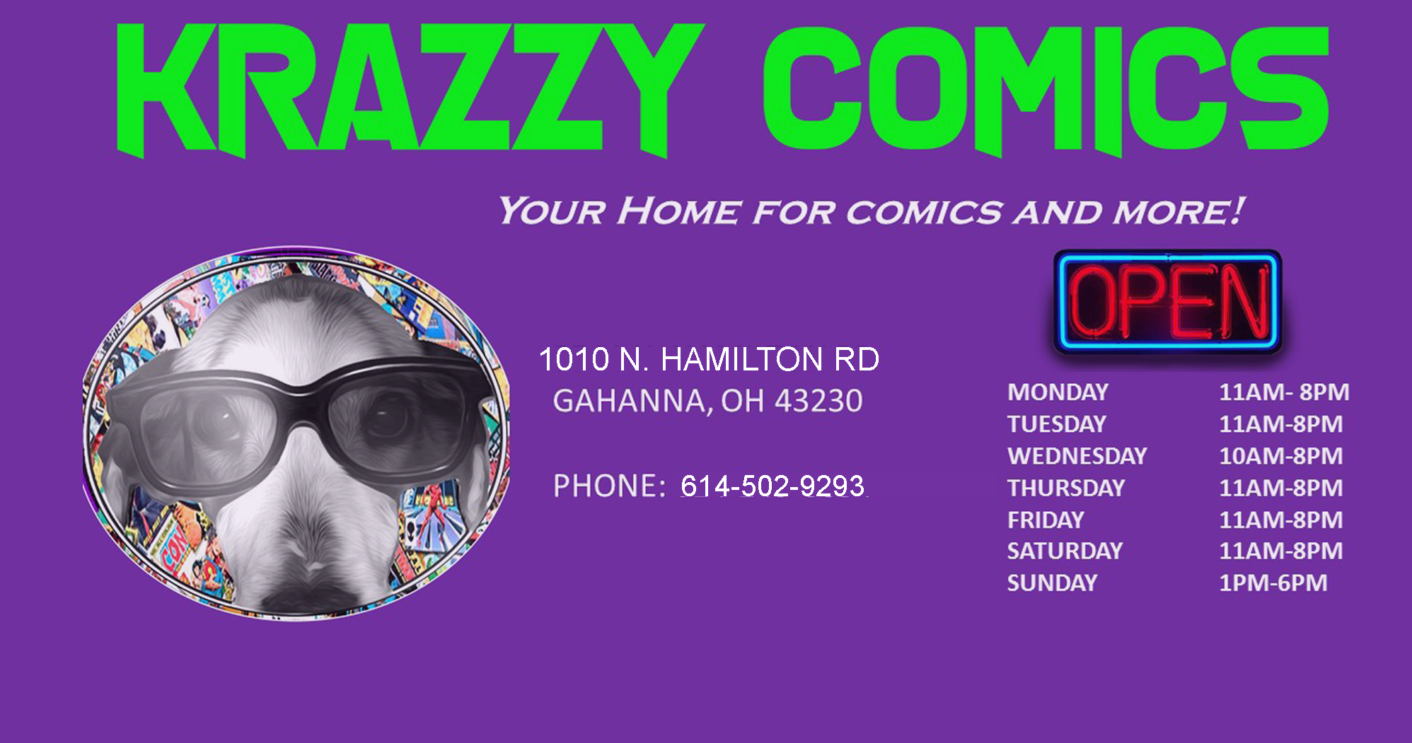 Krazzy Comics in Gahanna, OH