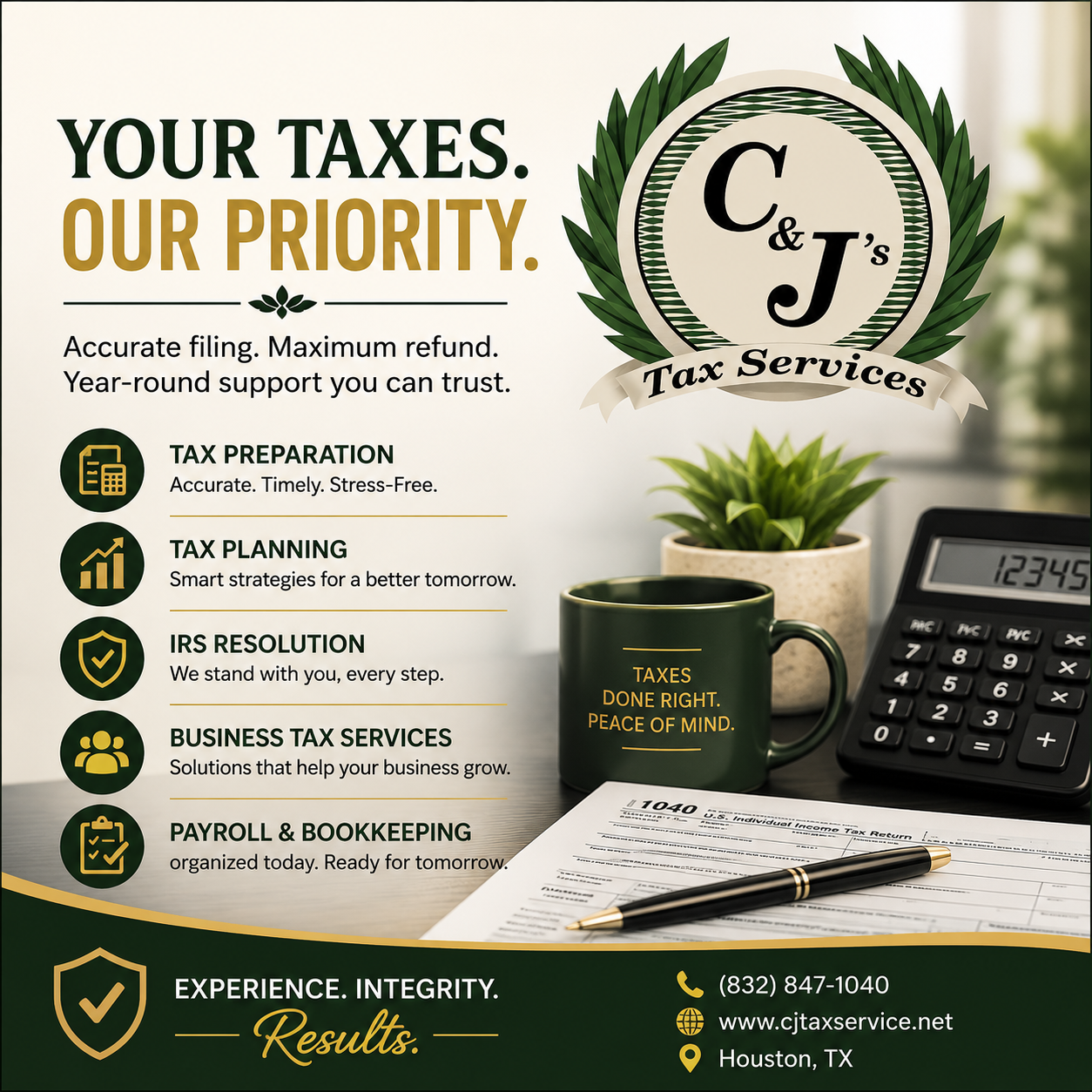 C & J MLK Tax Services in Houston, TX