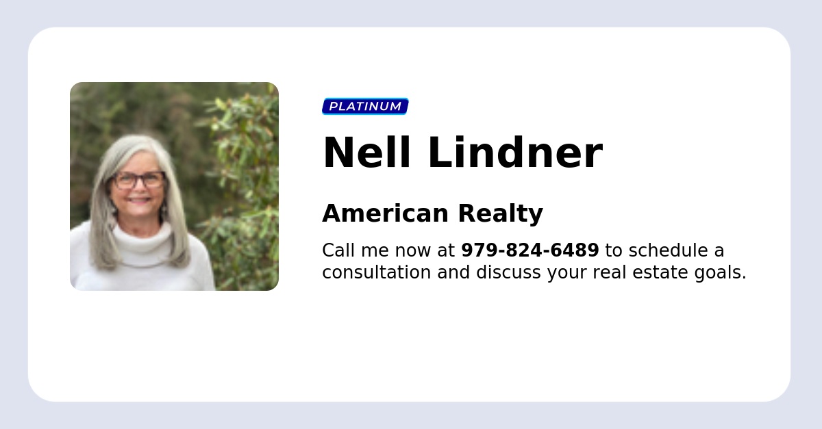 Nell Lindner- American Realty in Lake Jackson, TX