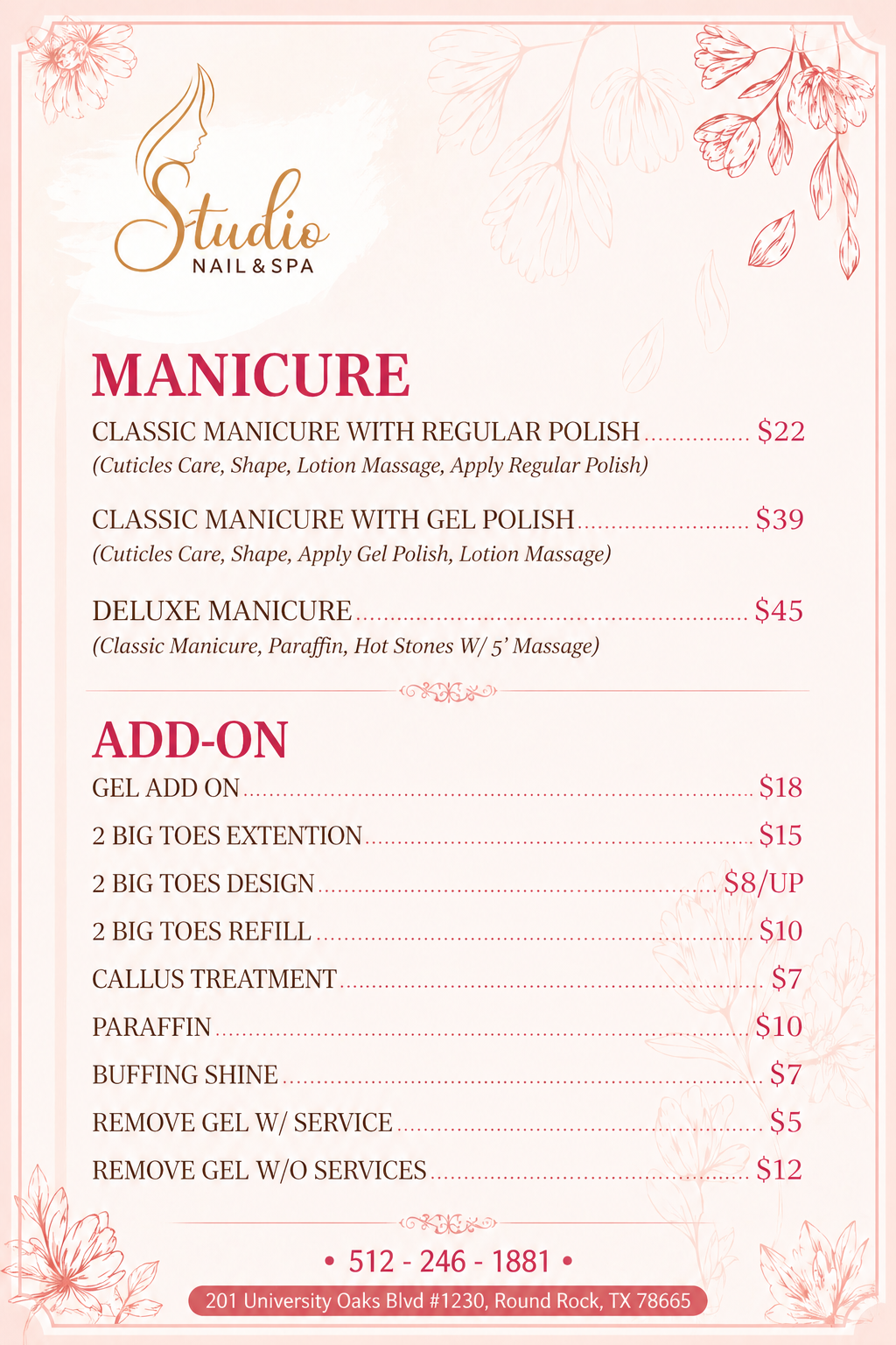 Studio Nails & Spa Round Rock in Round Rock, TX (4)