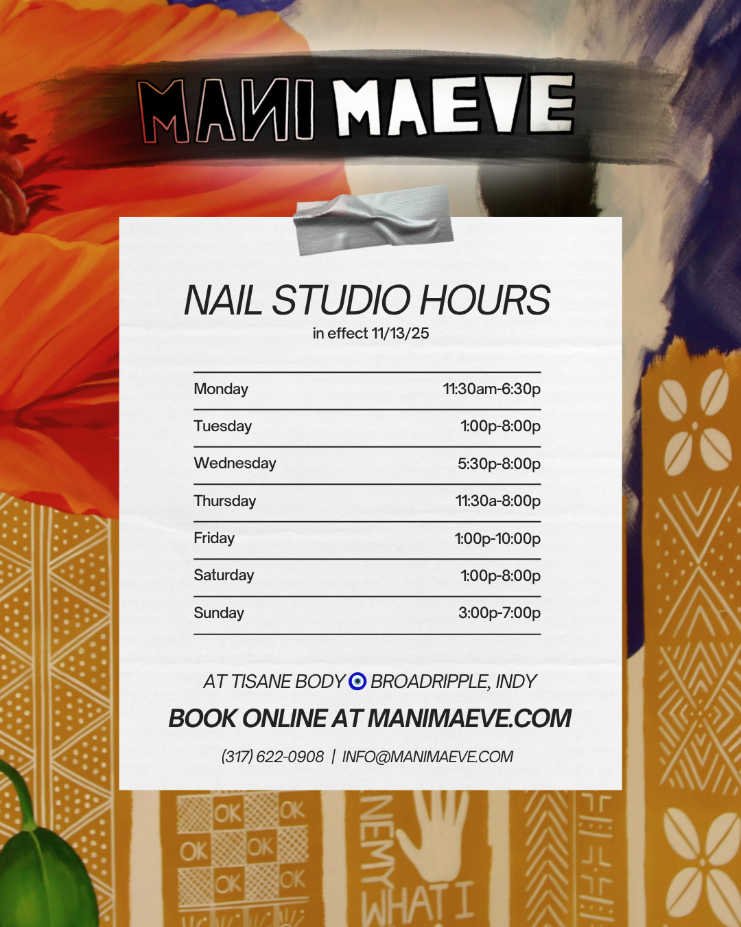 Mani Maeve in Indianapolis, IN