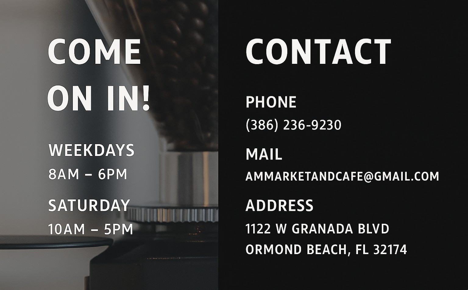 AM Market & Coffee in Ormond Beach, FL