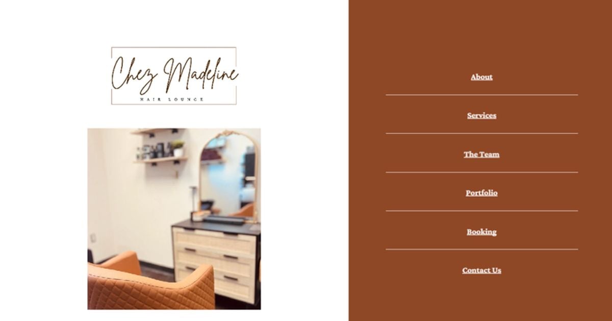Chez Madeline Hair Lounge in Menasha, WI
