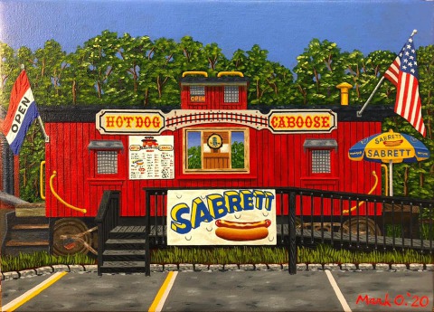 Hot Dog Caboose in Midland Park, NJ