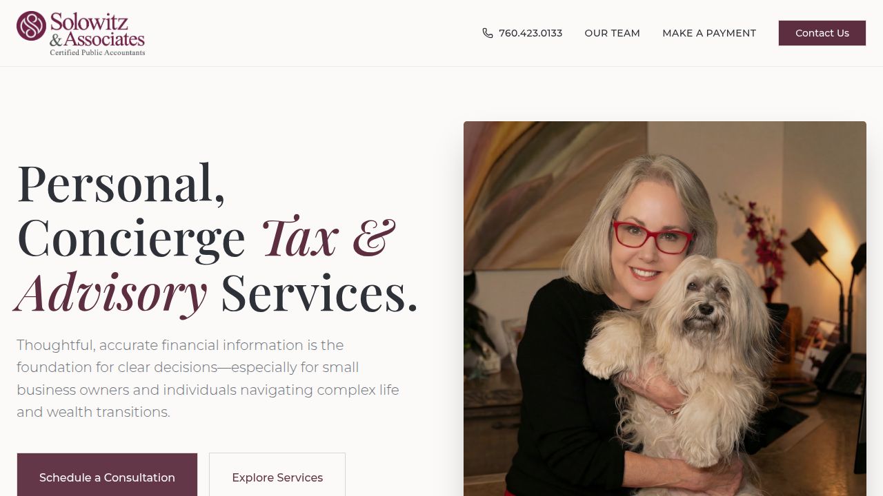 Solowitz & Associates CPA's in Rancho Mirage, CA