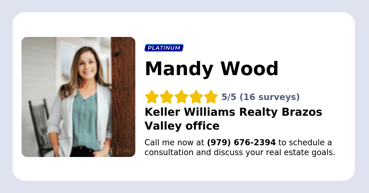 Mandy Wood, REALTOR in Brenham, TX