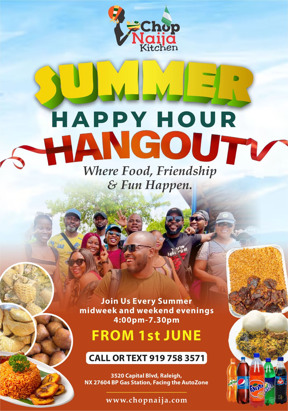 Chop Naija Mobile Kitchen & Catering in Raleigh, NC