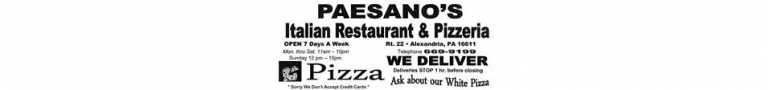 Paesano's Italian Family Restaurant in Alexandria, PA (2)