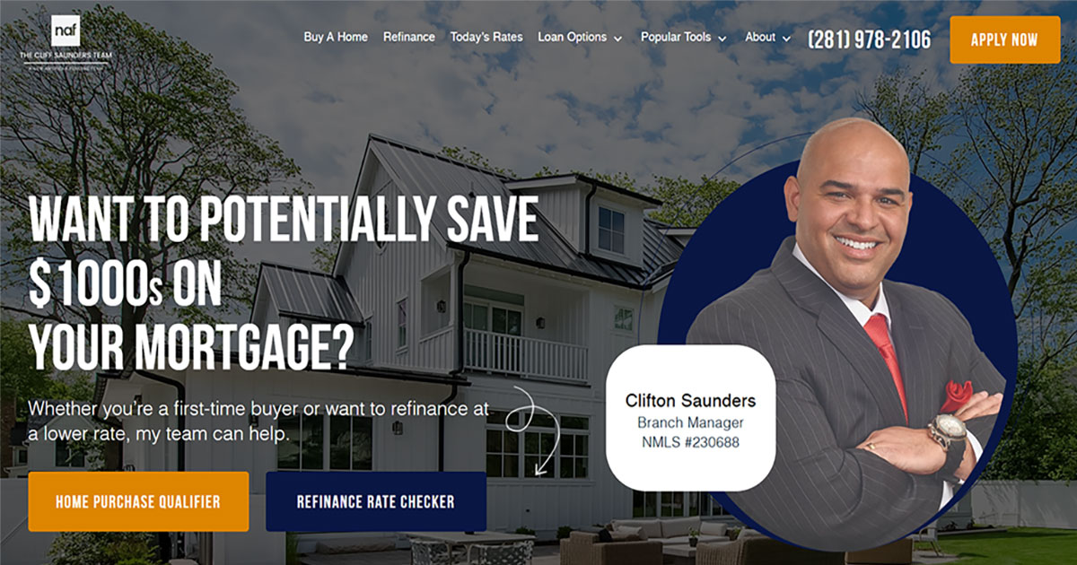 New American Funding - Cliff Saunders in Deer Park, TX (3)
