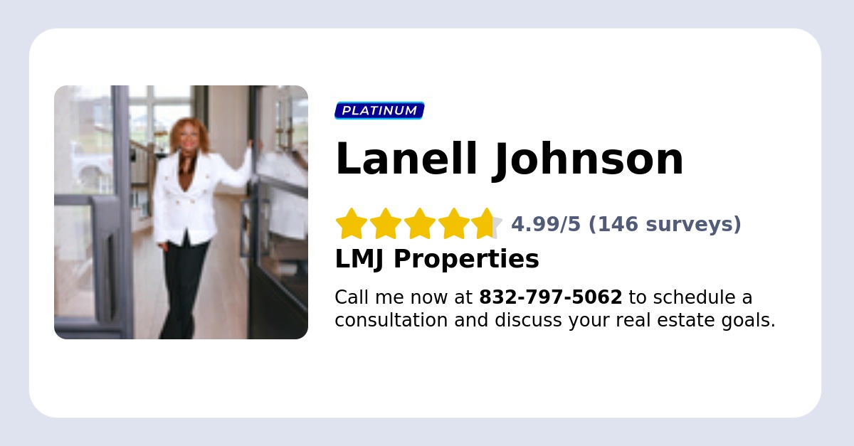 Lanell Johnson Realtor Team Leader of The Johnson Team in Cypress, TX (2)