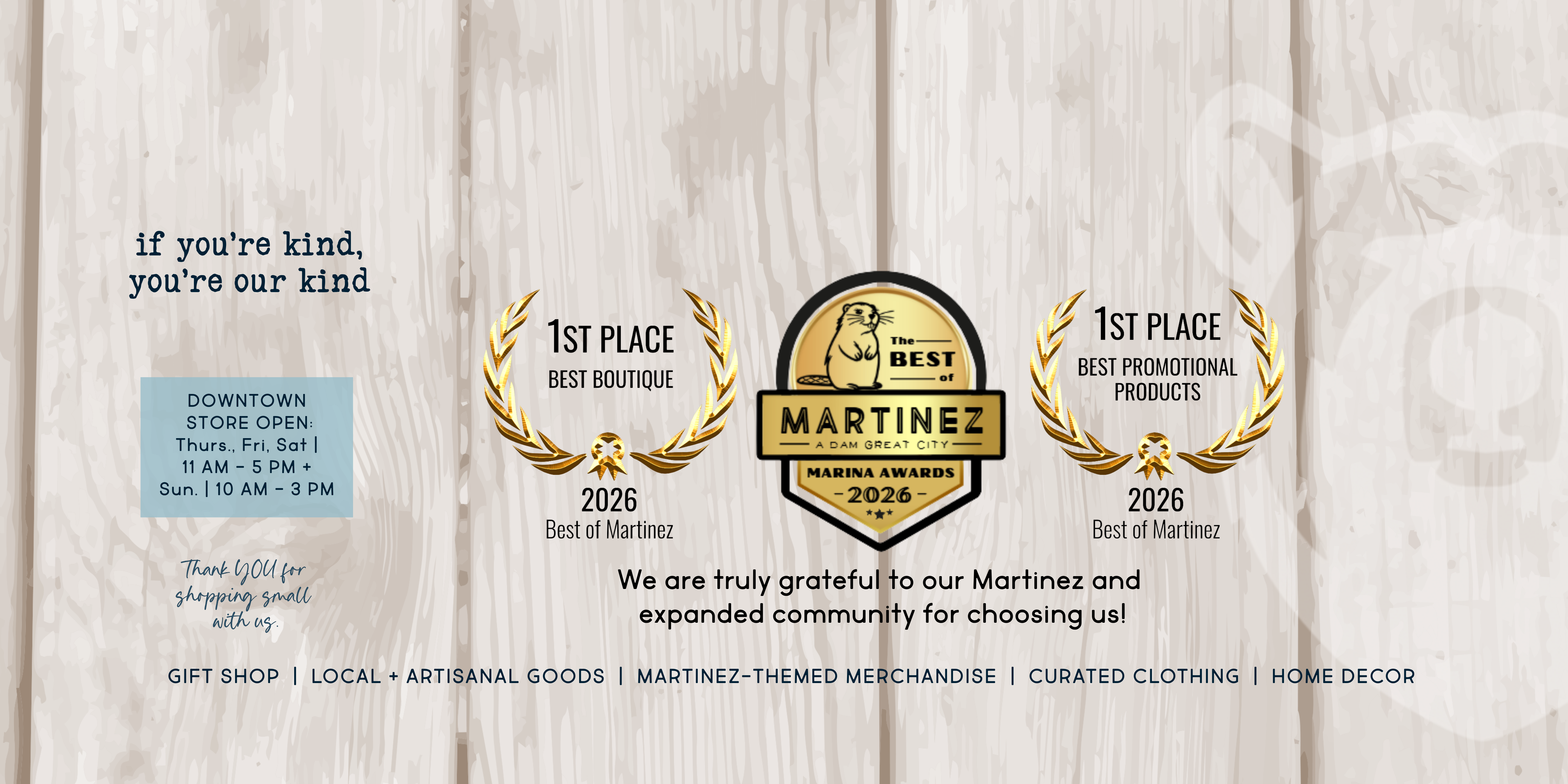 Blue Bare Mercantile & Made in Martinez, CA