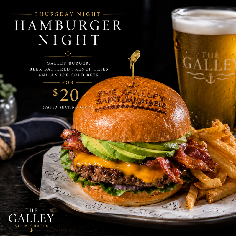 The Galley Restaurant & Bar in St Michaels, MD