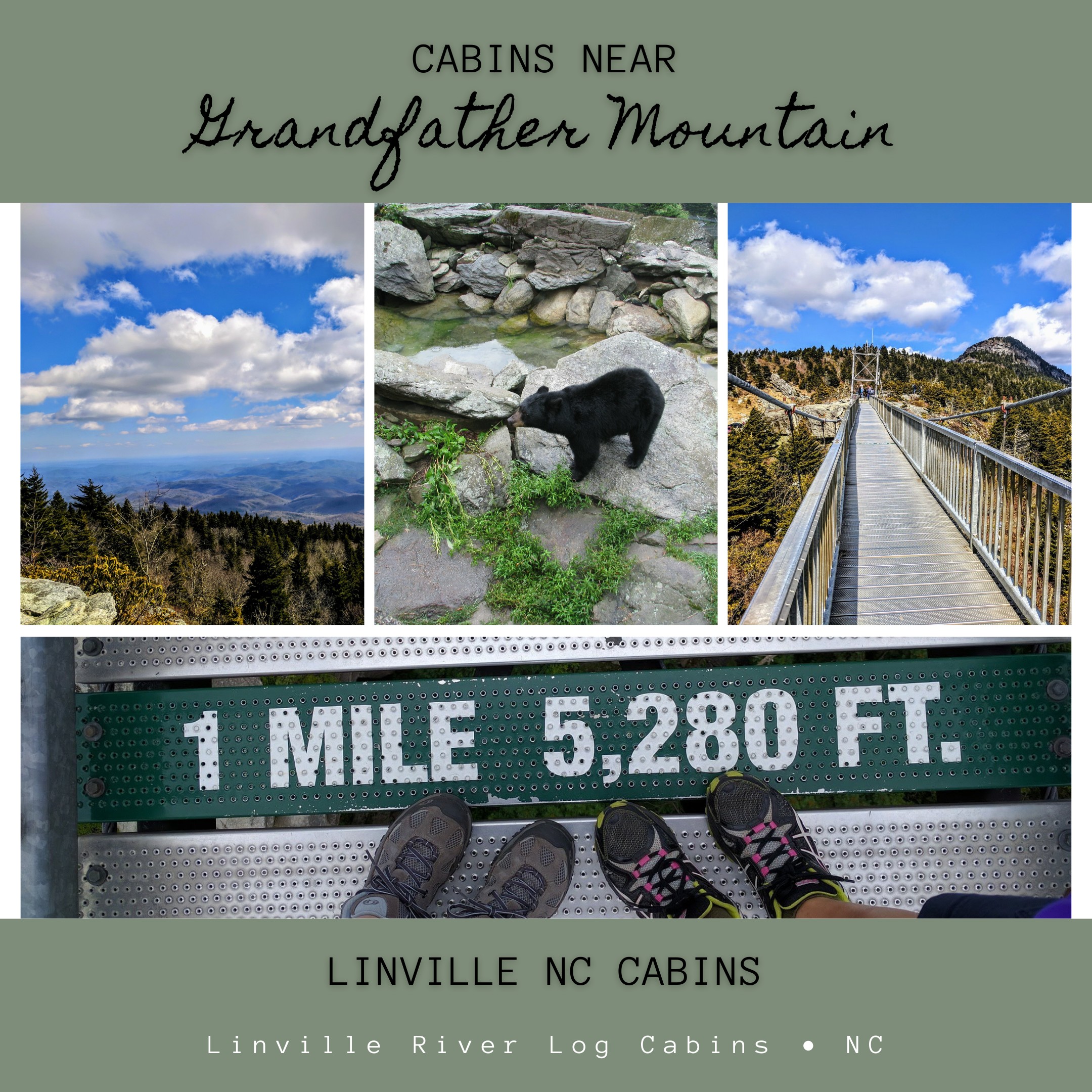 Linville River Log Cabins in Newland, NC (2)