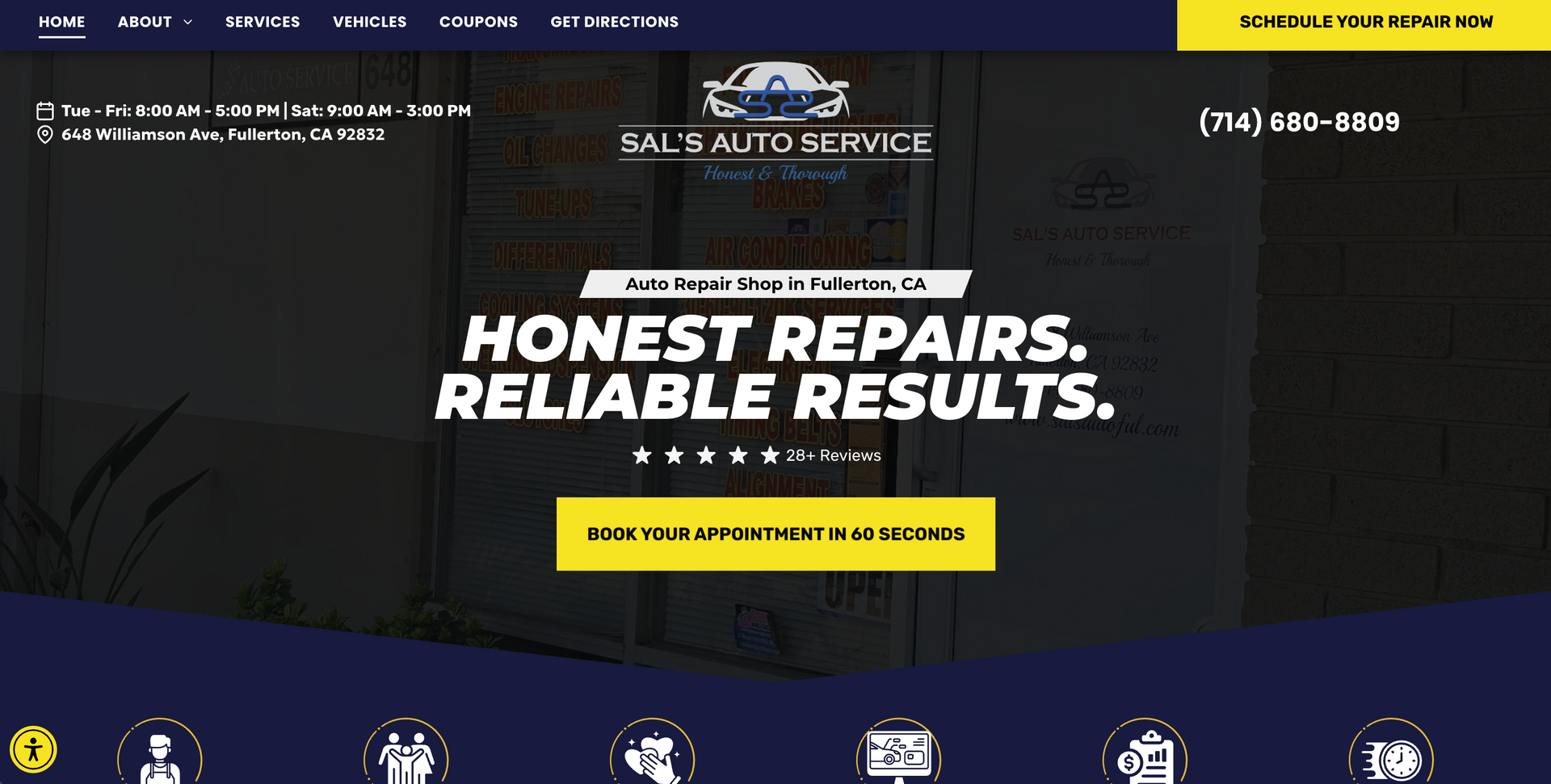 Sal's Auto Service in Fullerton, CA