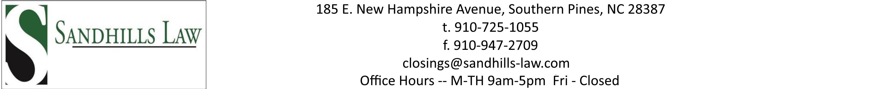 Sandhills Law Group in Southern Pines, NC